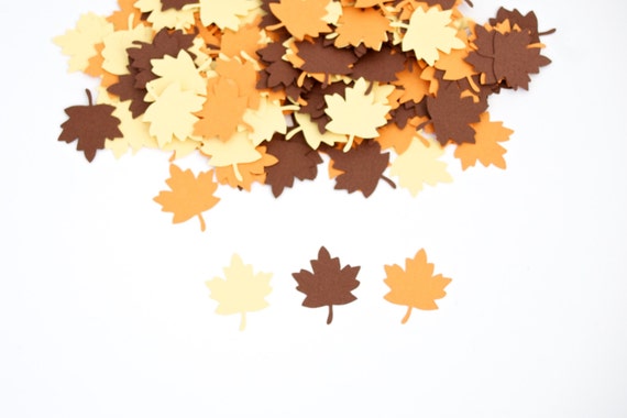 Thanksgiving Confetti, Leaf Confetti, Thanksgiving Decor, Fall Decoration Il_570xn