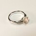 Pink Emerald (Genuine), 1.95 carats x 8mm, Round Cut, Handmade Sterling Silver Ring