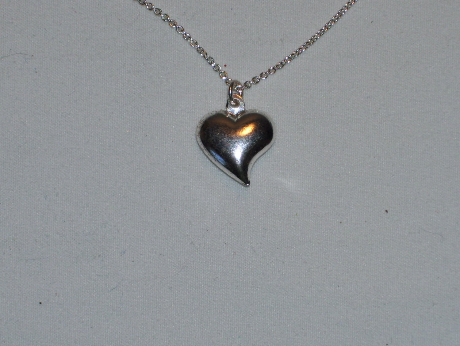 Puffed Heart Necklace – Haute Juice