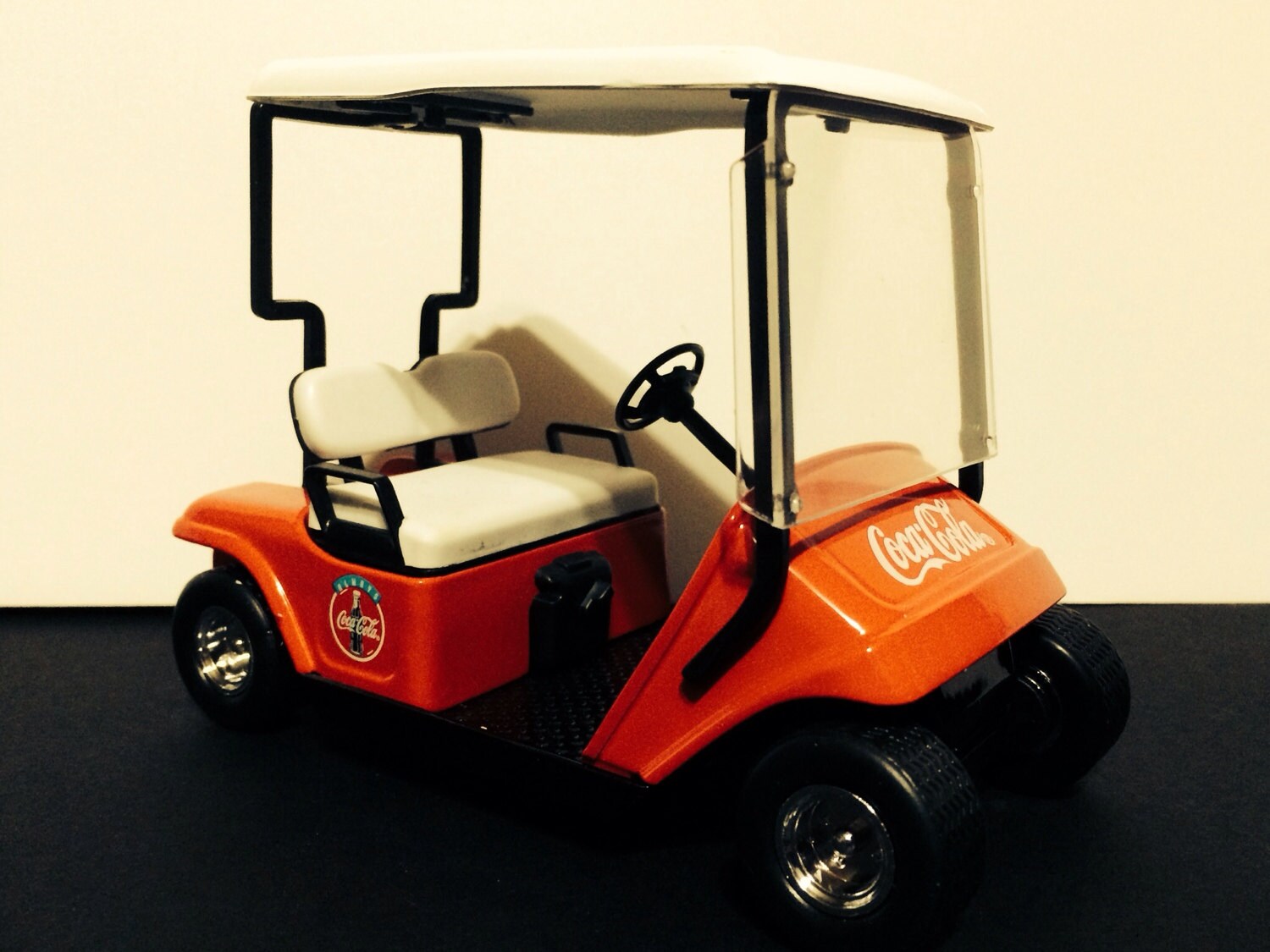 Coca Cola 116 Scale Golf Cart Lockable Bank by fabulousfindsbybd