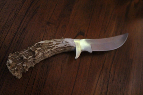 Deer Antler Knife: Outdoors, Sports, Hunting