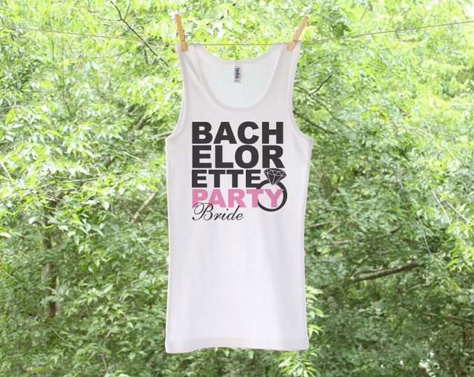 Bachelorette Party Tanks with Titles Sets