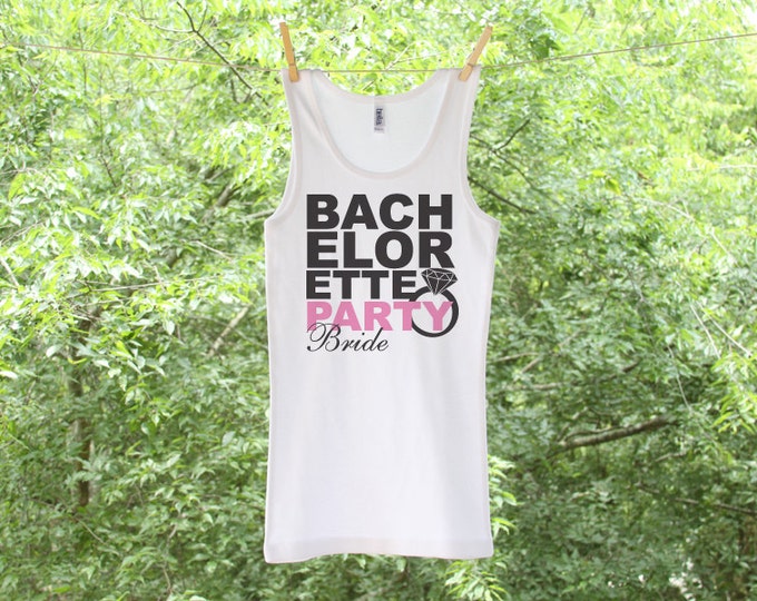 Bachelorette Party Tanks with Titles Sets