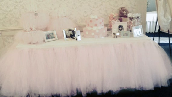 Custom Tutu Table Skirt, Candy Buffet Skirt, Centerpiece, Head Table Skirt Il_570xn