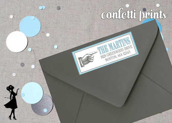 Personalized Printable Address Label - HAND IT OVER Il_570xn