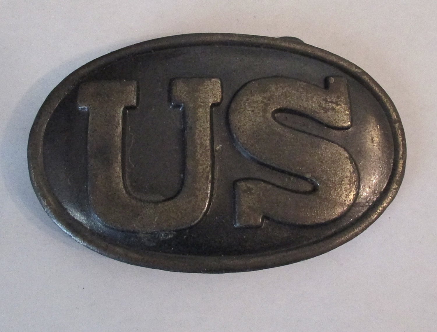 Vintage Belt Buckle Civil War Style Us Military By Mrmugwumps