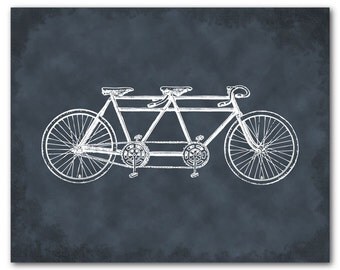 large bicycle wall art