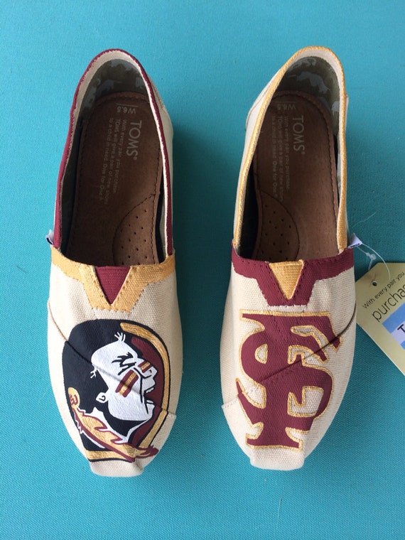 Custom Made-to-order TOMS Shoes: Any Univ/Team by iheartflyboys