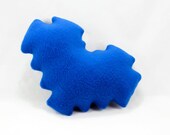Royal Blue Pixel Heart Plush 8-bit Heart Geeky Gamer Gift Idea