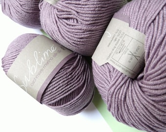 Sublime Yarn Cashmere Merino Silk Double Knit 50g (116m / 127yds) Light Purple