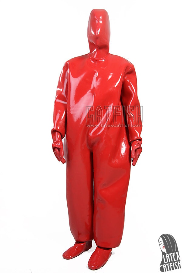 Best Man Gift / Puffer Fully Enclosed Catsuit / Sexy