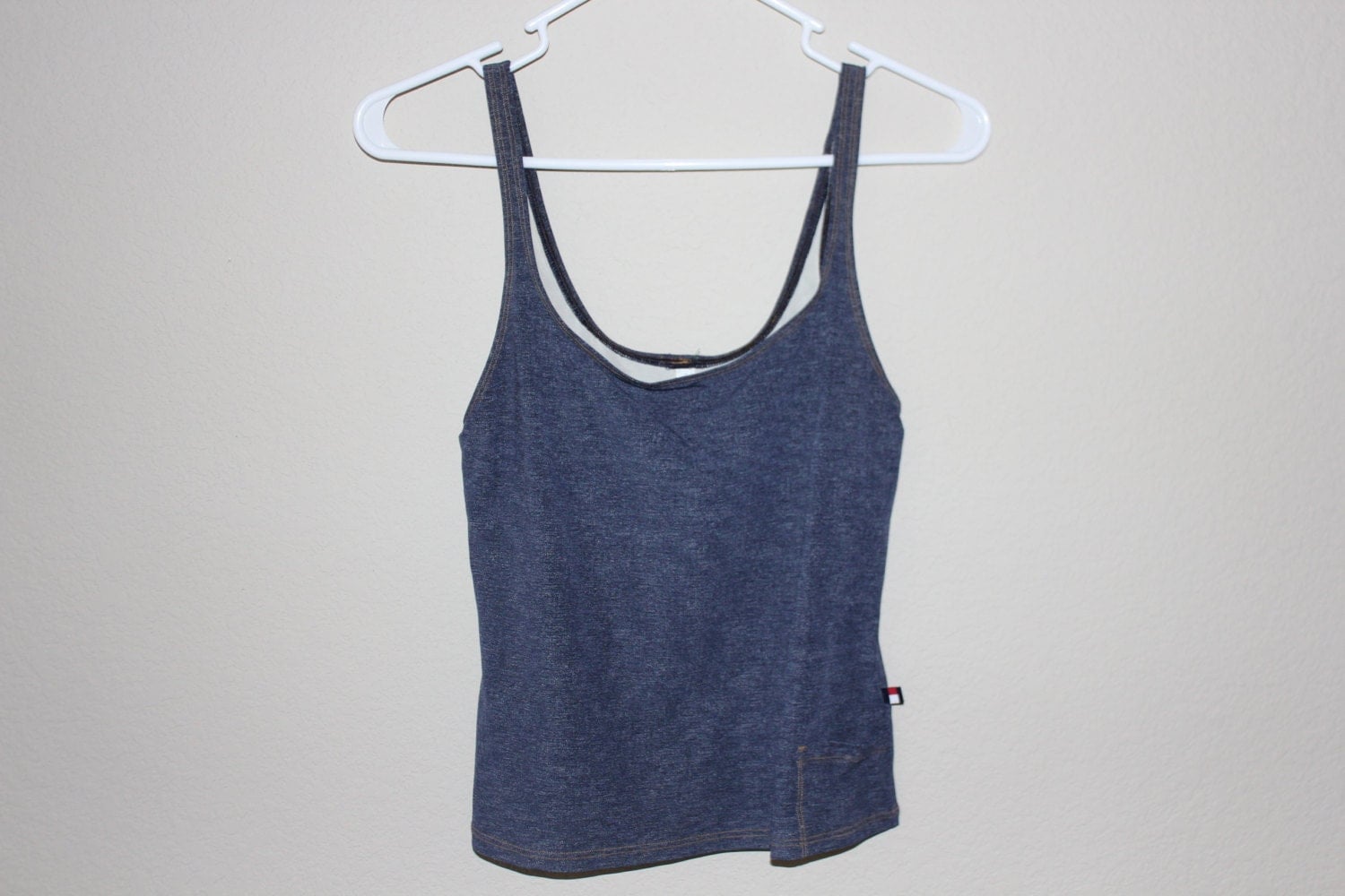 tommy hilfiger fake denim top