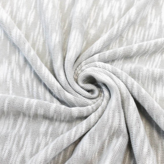 Gray Soft Sweater Knit Fabric 1 Yard Style 6264