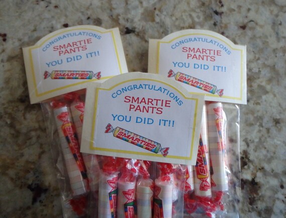 Smarties Candy Personalized Stickers Party by CakeTopper4You