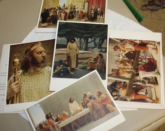Vintage Oberammergau 1930 Passion Play 10 Postcards Serie F. I Anton Lang RARE Bavaria Germany
