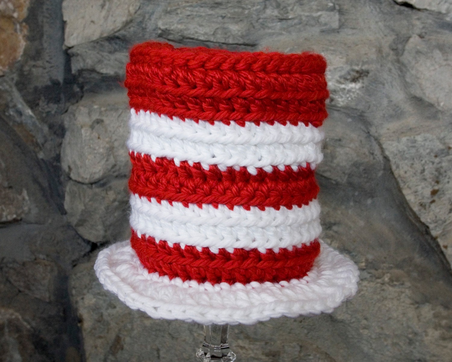 Cat in the Hat Crochet Pattern Quick Baby Hat Dr Seuss Bow