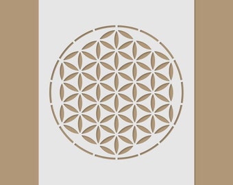The Flower of Life - Sacred Geometry Stencil