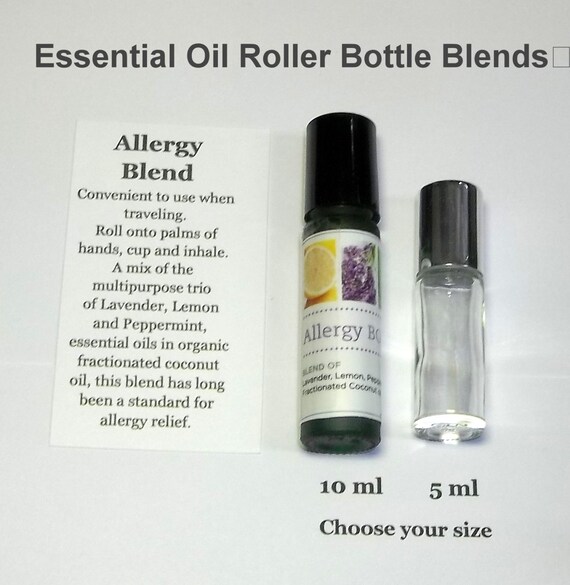 Allergy Essential Oil Blend Natural Remedy in by HerbPillows