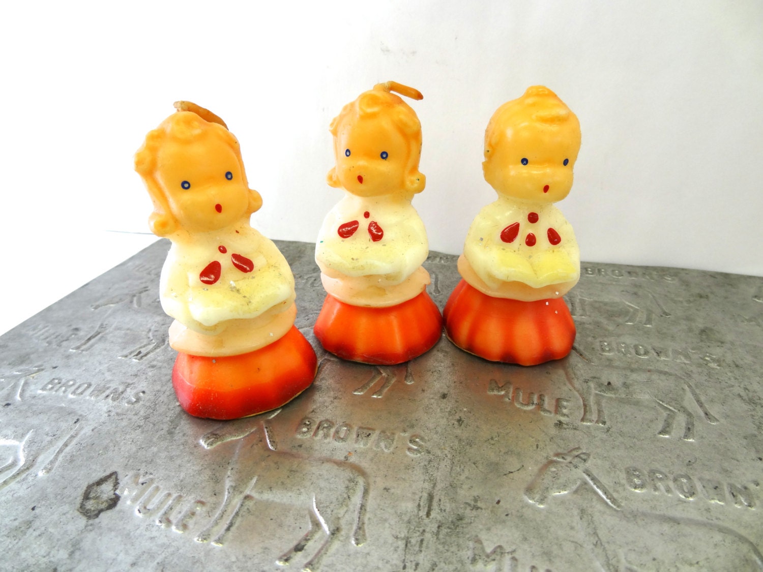 Vintage Gurley Novelty Christmas Candles Gurley Novelty