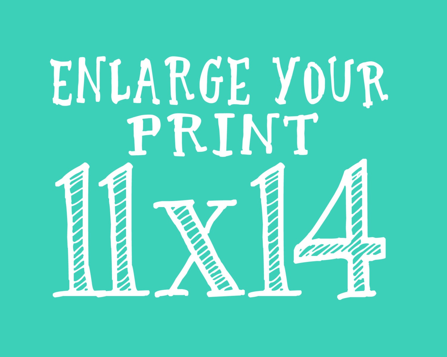 Add On Enlarge Your Custom Print To 11x14 By Wanderingfables