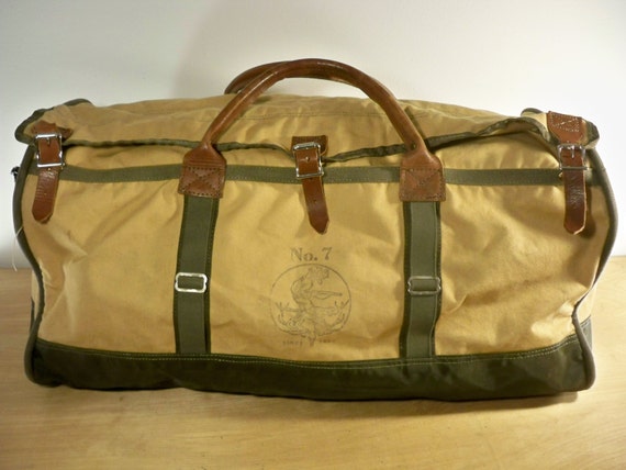 orvis leather duffle