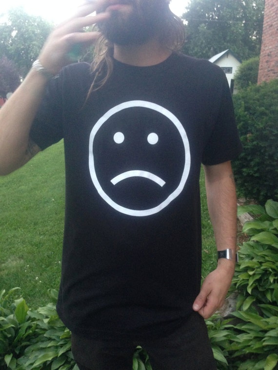 Sad Face Shirt by RoseDawsonDryGoods on Etsy