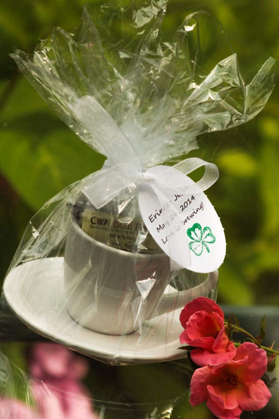 tea cup and saucer favors