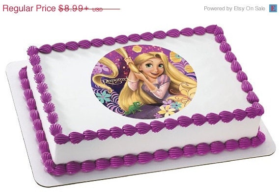 SUMMER SALE TANGLED-Rapunzel Edible Image Cake Topper Il_570xn