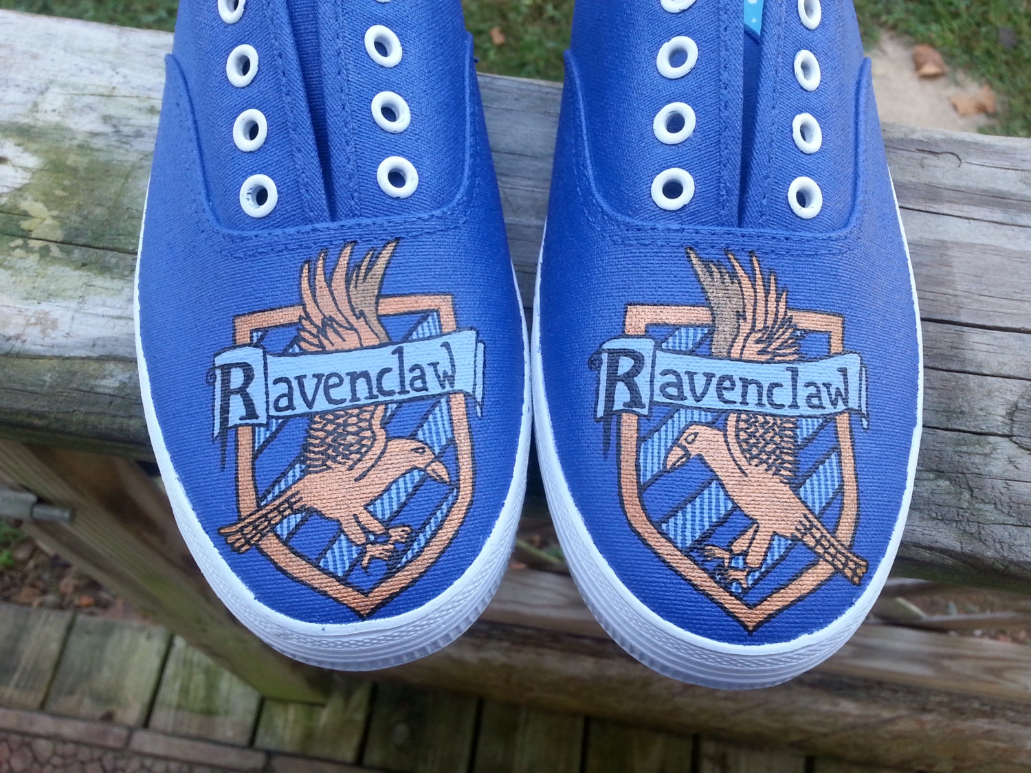 Harry Potter Ravenclaw house shoes by WhiskyFoxtrot on Etsy