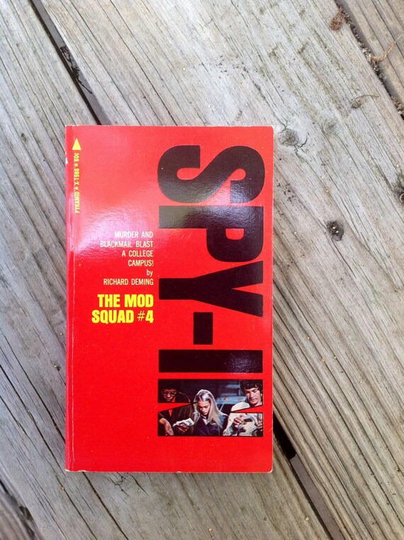 The Mod Squad #4-Spy-In TV Tie-In PB-1969-1st Printing-Deming-Peggy Lipton The Mod Squad #4-Spy-In TV Tie-In PB-1969-1st Printing-Deming-Peggy Lipton