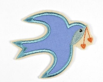 Patch bird Swallow Irma ca. 8 x 9,5cm