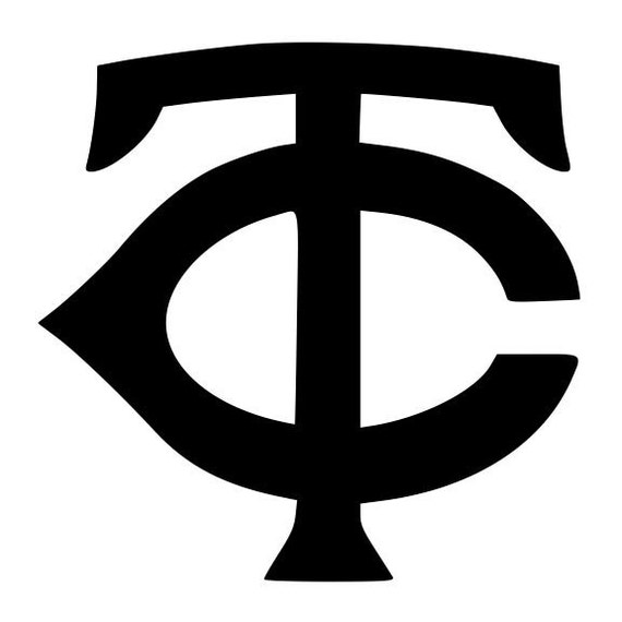 Items similar to Minnesota Twins "TC" Vinyl Die Cut Decal on Etsy