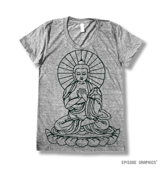 buddha print shirt