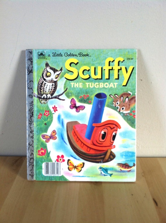 Scuffy the Tugboat 1974 Vintage Book by JessicaAnnsEmporium