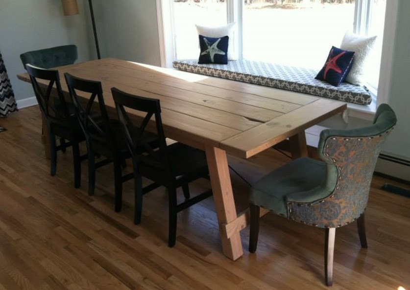 Turnbuckle Dining Table Farmhouse Reclaimed Wood