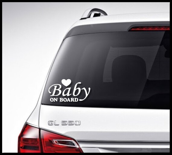 Download Baby on Board Car Decal Vinyl Lettering Bumper Sticker ...