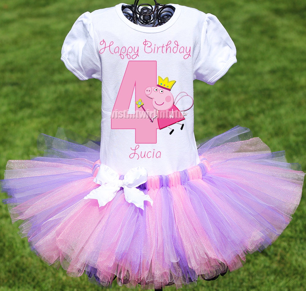 Items Similar To Peppa Pig Birthday Outfit, Princess Peppa Pig Birthday 