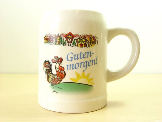 Guten Morgen German Mug DN&amp;EI 10 oz. .30 L