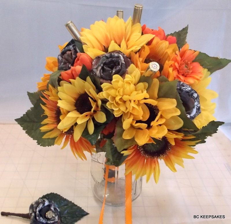 Wedding Bouquet Bridal Bouquet Camo Wedding Bouquet Camo