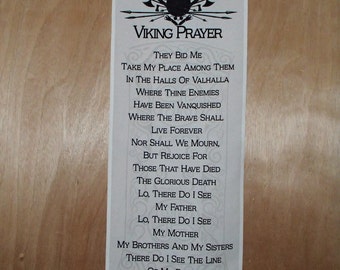 prayer viking danish hanging wall swedish norwegian