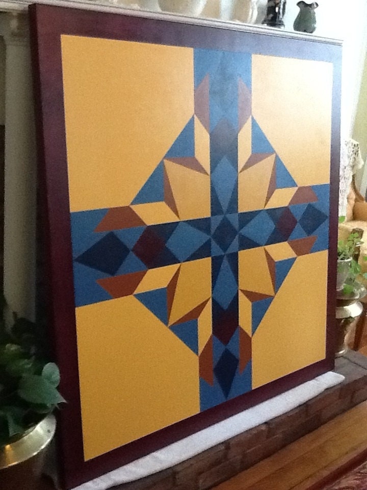 Barn Quilt Rugged Cross Pattern