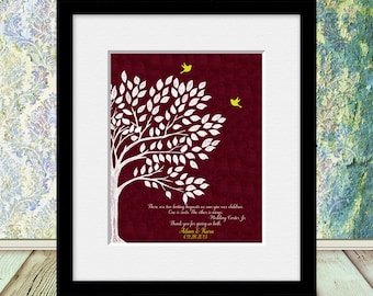 Hodding Carter Jr. Quote, Parents Thank You Gift, Parents Anniversary Print, Bride's Parent Gift, Groom's Parent Gift, Roots and Wings Print