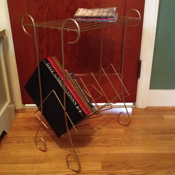 Vintage Mid Century Magazine Rack or Table by VarietyRetro on Etsy