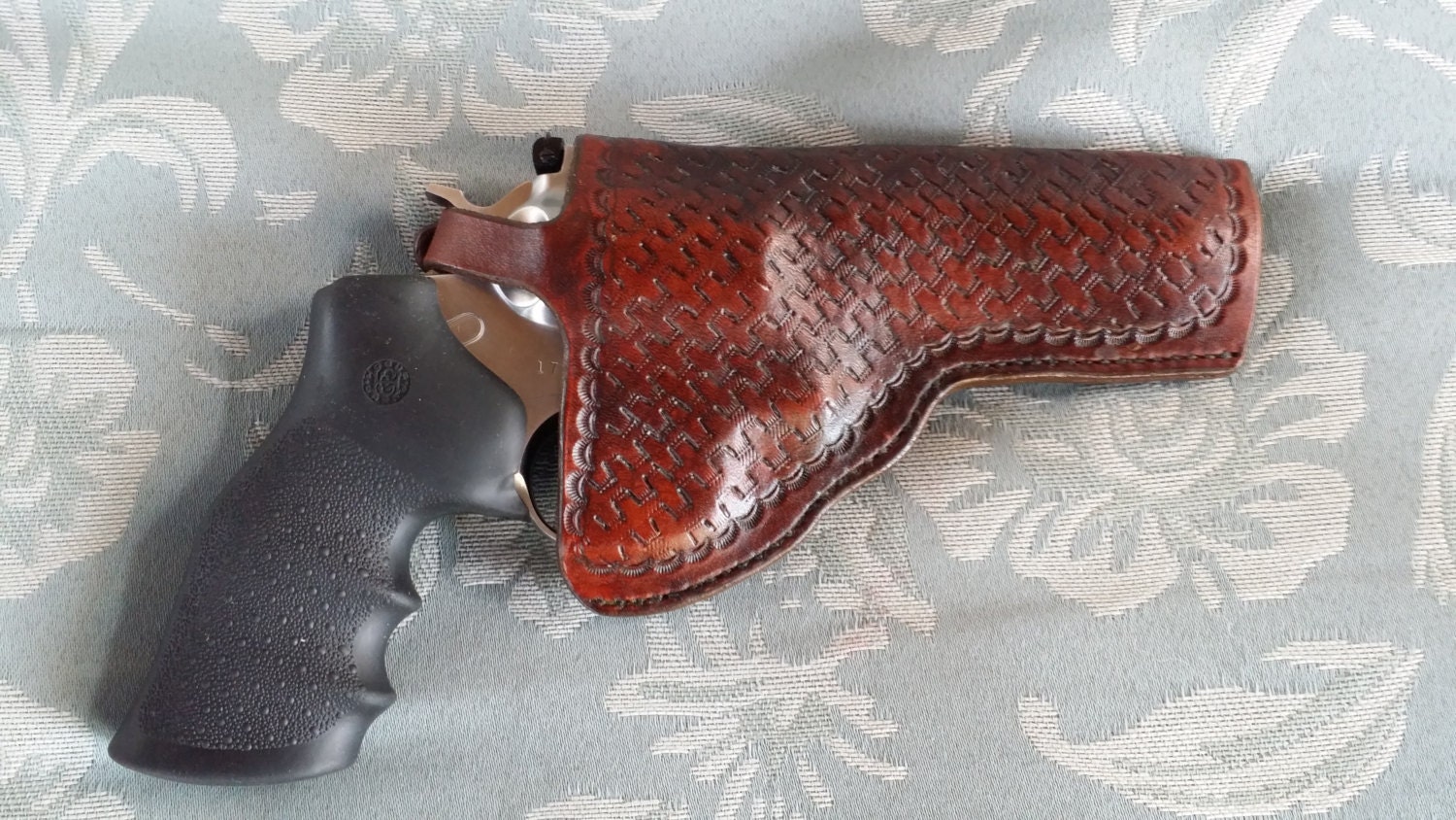 custom handmade leather holster ruger gp100 357 magnum 4
