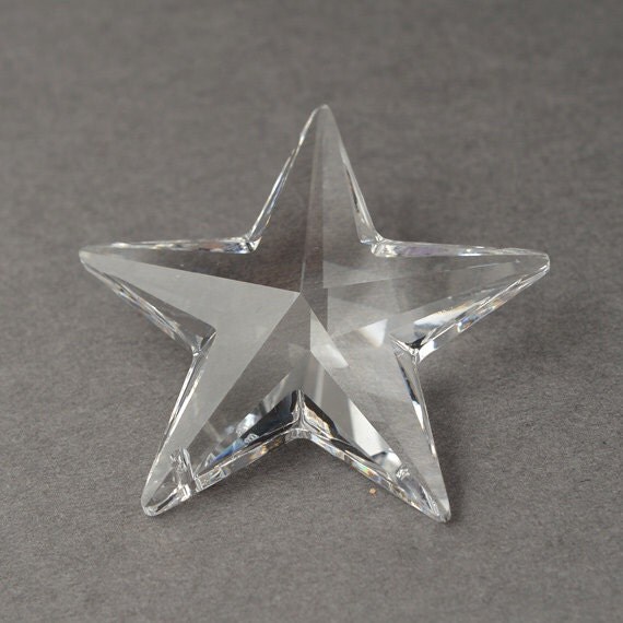 40mm 28mm Swarovski Elements 6714 Star Pendants Crystal by