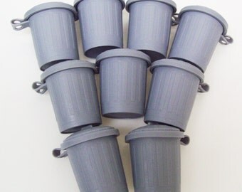 Trash Truck Dump Truck Trash Can Garbage Can Recycle Birthday Party Favors - 25 pcs