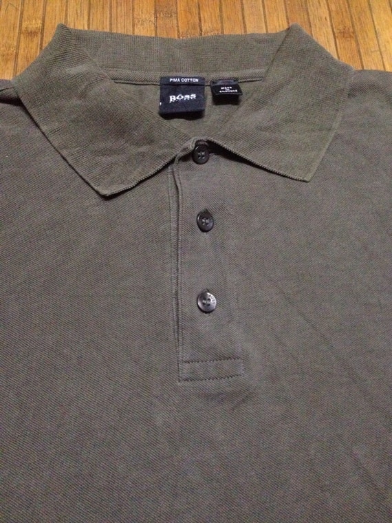 hugo boss luxury cotton polo shirt