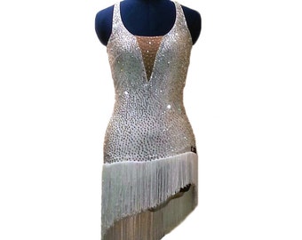 White Angel Latin Dance Dress