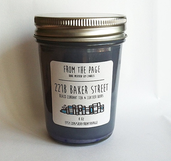 221B Baker Street Soy Candle - 8 oz