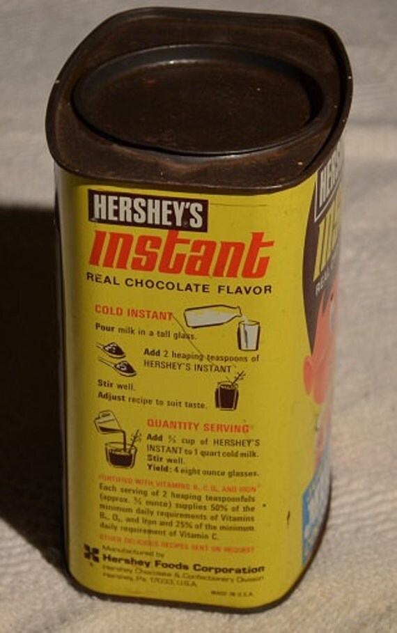 Vintage Good Condition Hershey's Instant Chocolate Milk